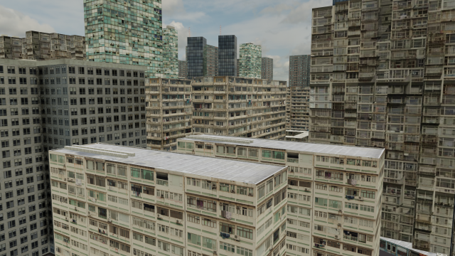 Full City Buildings detailed 3D Модель .c4d .max .obj .3ds .fbx .stl .blend 