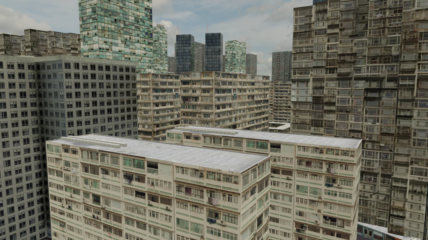 Full City Buildings detailed 3D Model .c4d .max .obj .3ds .fbx .stl .blend