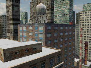 Full City Buildings detailed 3D Модель