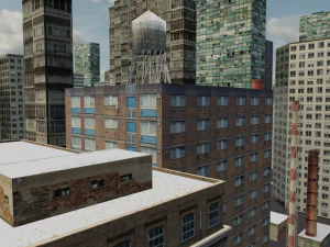 Full City Buildings detailed 3D Model