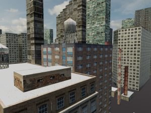 Full City Buildings detailed 3D Модель