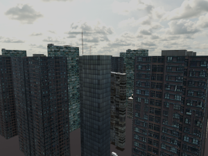 Full City Buildings detailed 3D Модель