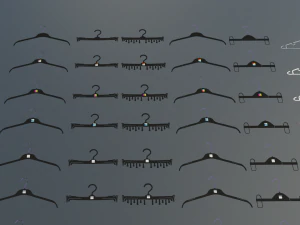 Pacote de cabide Modelo 3D