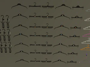 Hanger Pack 3D Model
