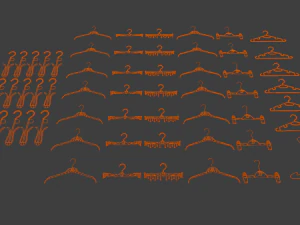 Hanger Pack 3D Model