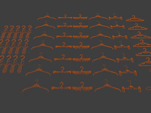 Hanger Pack 3D Model