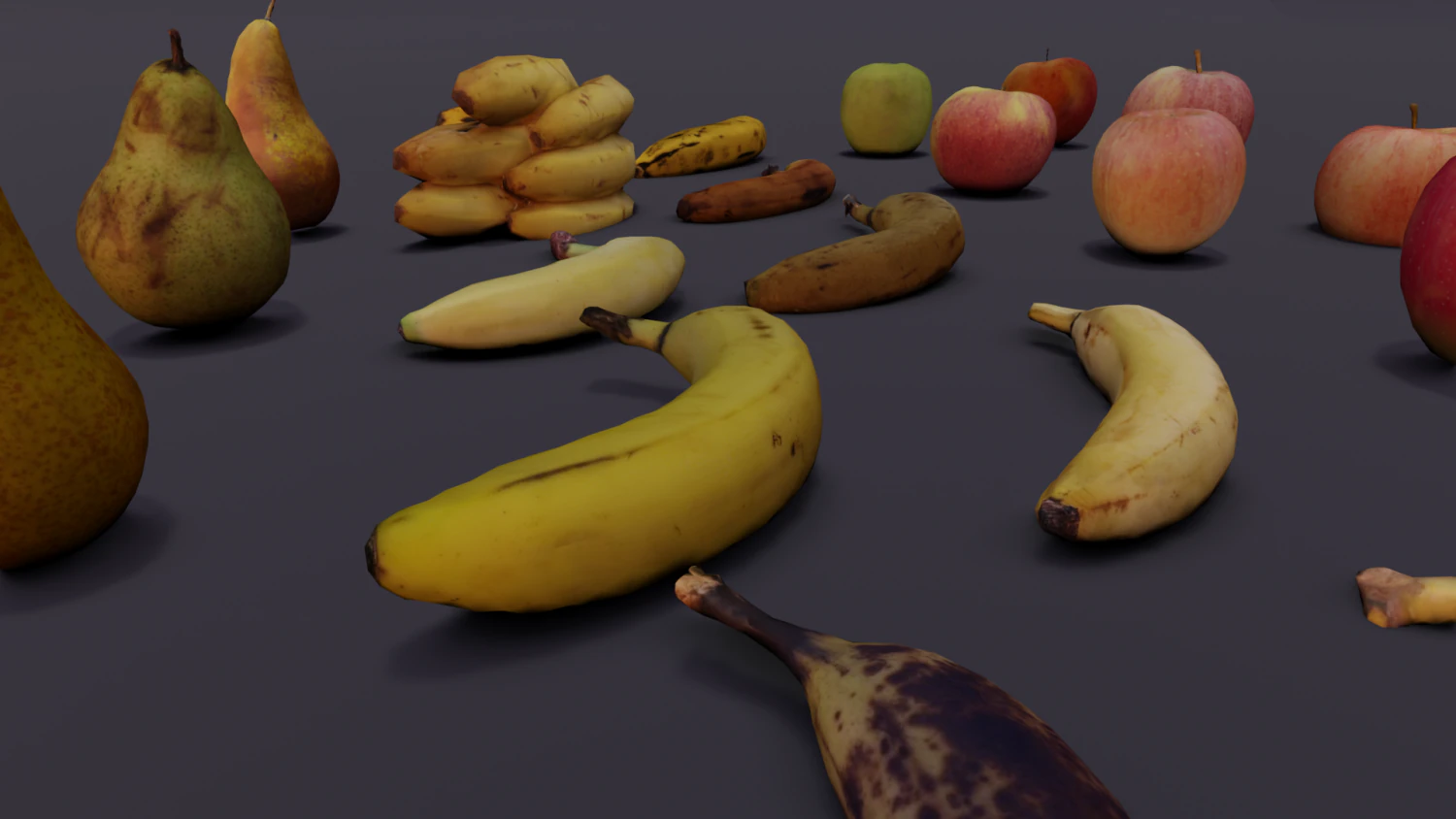 Fruit Pack 3D Model .c4d .max .obj .3ds .fbx .stl .blend 