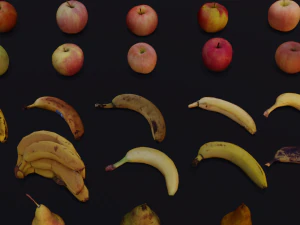 Fruit Pack 3D Model