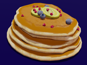 Pan cake 3D-Modell