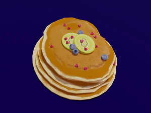 パンケーキ 3Dモデル