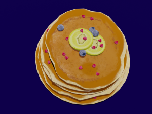 Pan cake 3D-Modell