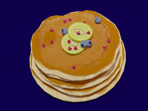 Pan cake 3D-Modell