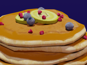 Pan cake 3D-Modell