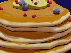 Pan cake 3D-Modell