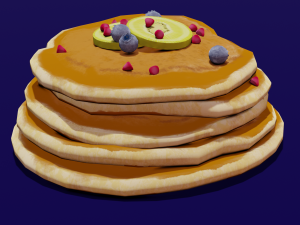 Pan cake 3D-Modell