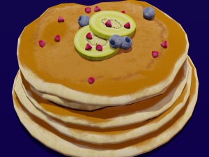 Pan cake 3D-Modell