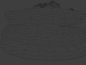 パンケーキ 3Dモデル