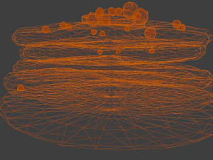 パンケーキ 3Dモデル