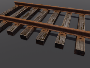 Train track 3D Model