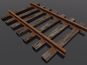 Train track 3D Модель