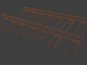 Train track 3D Модель