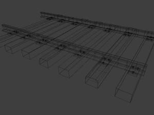 Train track 3D Model