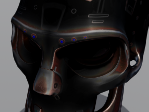 Sci fi skull 3D Model