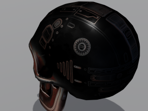 Sci fi skull 3D Модель
