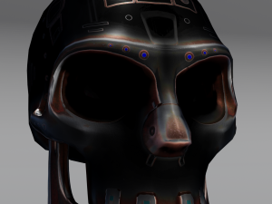 Sci fi skull 3D Модель