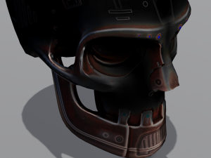 Sci fi skull 3D Модель