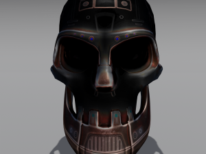 Sci fi skull 3D Модель