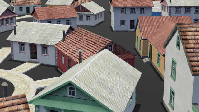 House Pack 3D Model .c4d .max .obj .3ds .fbx .stl .blend 