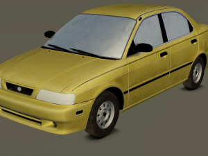 Old Car 3D Model