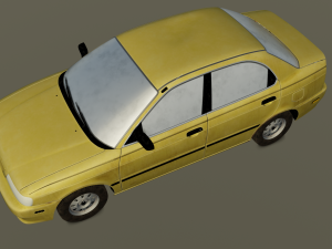 Old Car Model 3D