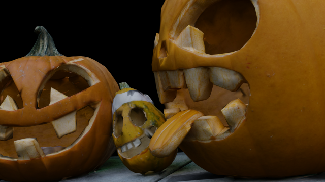 Pumpkin Model 3D .c4d .max .obj .3ds .fbx .stl .blend 
