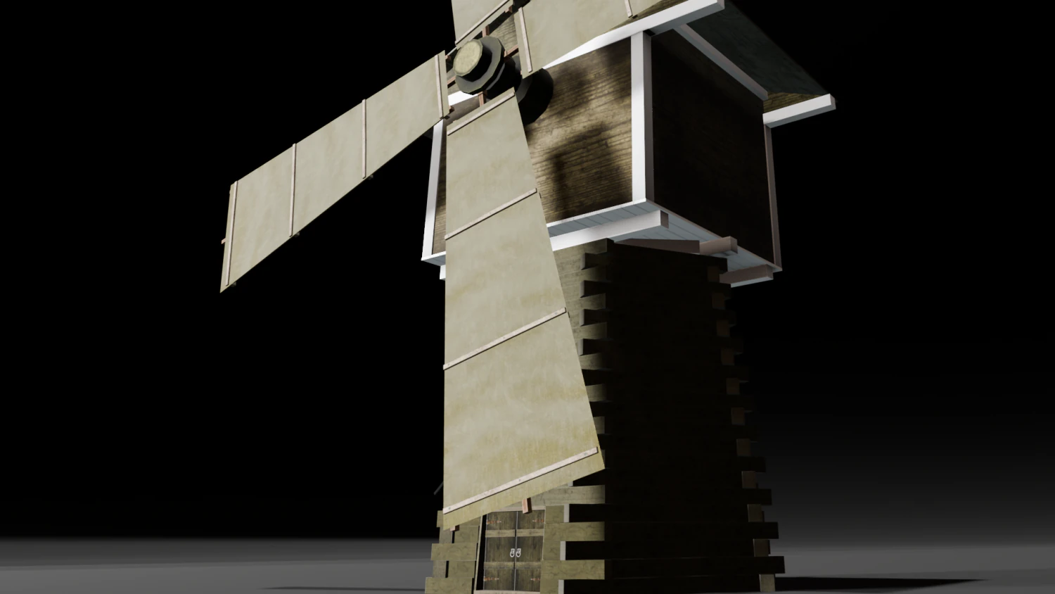 Wood Grindery 3D Model .c4d .max .obj .3ds .fbx .stl .blend 