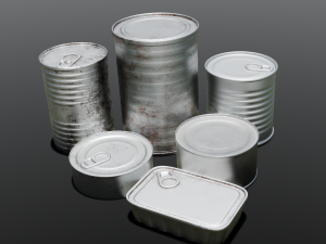 Metal Cans 3D Model