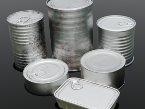 Metal Cans Modello 3D