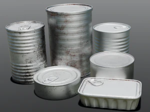 Металлические банки 3D Модель