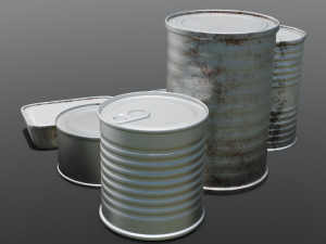 Metal Cans Modello 3D