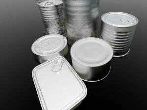 Металлические банки 3D Модель