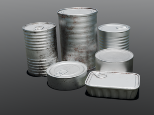 Metal Cans Modello 3D