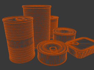 Metal Cans Modello 3D
