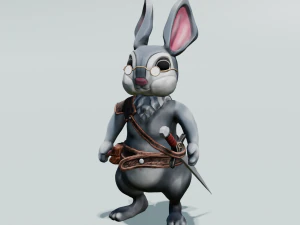 Kresk&oacute;wka kr&oacute;lik Model 3D