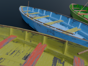 3 IN 1 Boat 3D Model