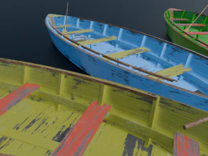 3 IN 1 Boat 3D Model