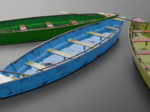 3 IN 1 Boat 3D Model