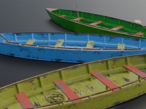 3 IN 1 Boat 3D Model