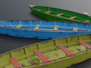 3 IN 1 Boat 3D Model