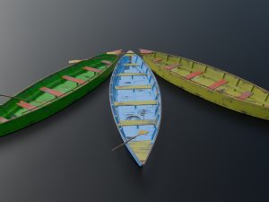 3 IN 1 Boat 3D Model